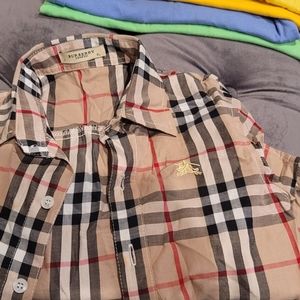 Boys Long Sleeve Button Down